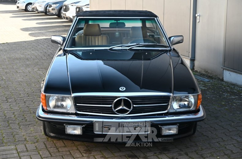 Mercedes-Benz W107 380 SL Cabrio, schwarz