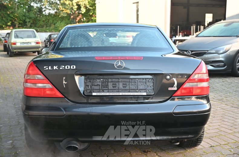 Mercedes Benz SLK 200, schwarz
