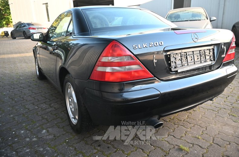 Mercedes Benz SLK 200, schwarz