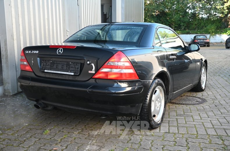 Mercedes Benz SLK 200, schwarz