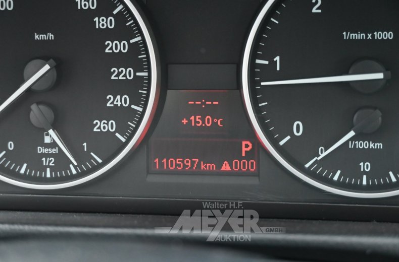 BMW 320d DPF Automatik,  schwarz
