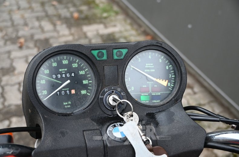Motorrad BMW R45, rot