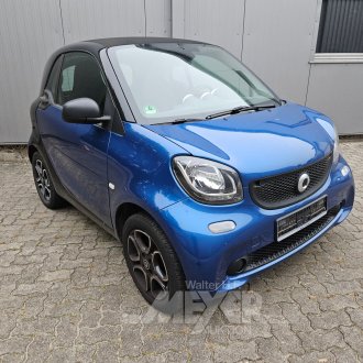 Smart fortwo coupé twinamic, blau
