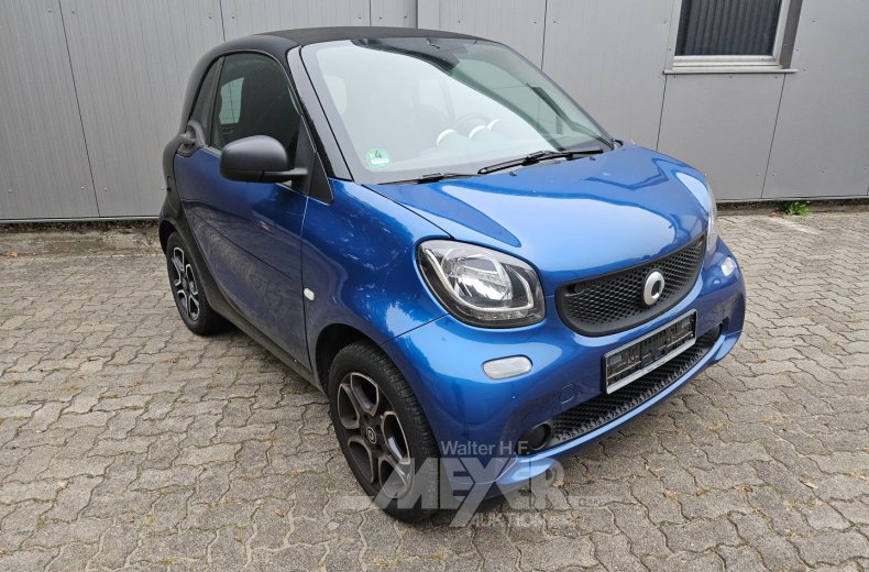 Smart fortwo coupé twinamic, blau
