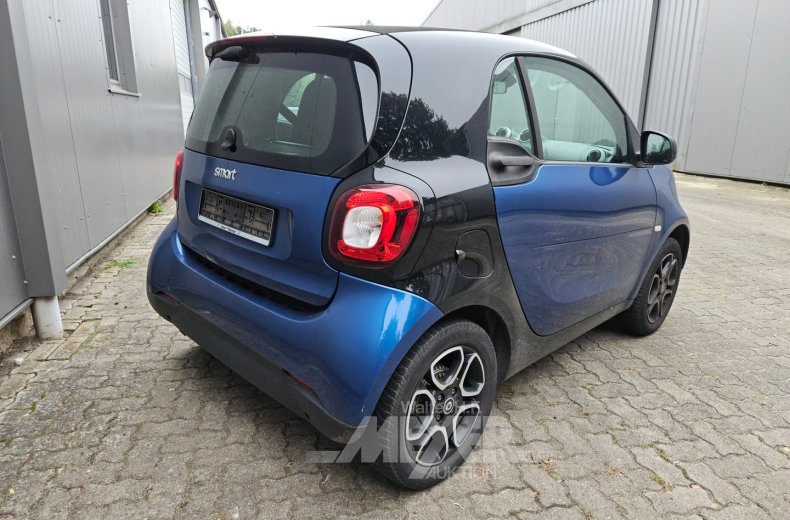 Smart fortwo coupé twinamic, blau