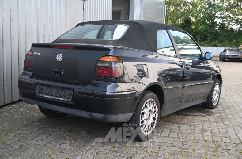 Volkswagen Golf IV Cabriolet, schwarz
