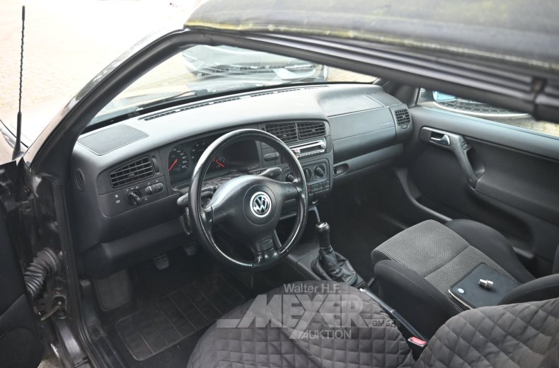 Volkswagen Golf IV Cabriolet, schwarz