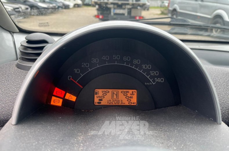 Smart fortwo, silber