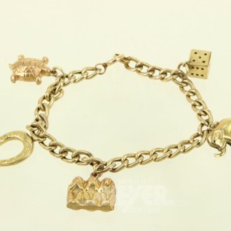 Bettelarmband mit 5 Anhängern