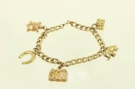 Bettelarmband mit 5 Anhängern