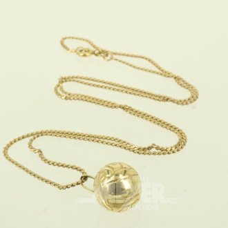 Kette mit Anhänger "Basketball"