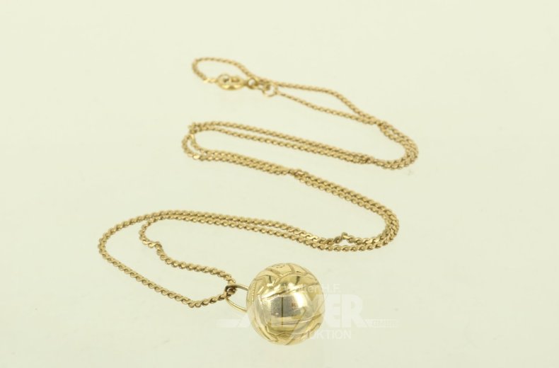 Kette mit Anhänger "Basketball"