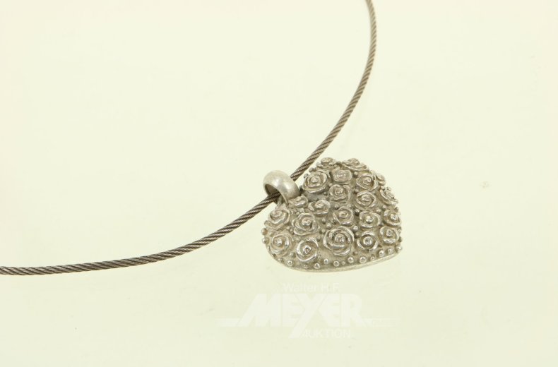 Collier mit Anhänger "Herz"