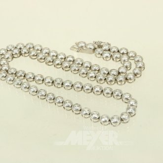 Tenniskette mit Diamantimitationen