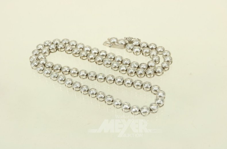 Tenniskette mit Diamantimitationen