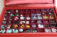 Konvolut versch. loser Schmuck- und Edelsteine