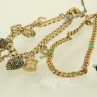Konvolut Modeschmuck
