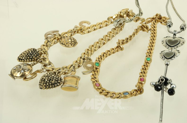 Konvolut Modeschmuck