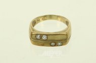 Ring mit 4 kl. Diamantimitationen
