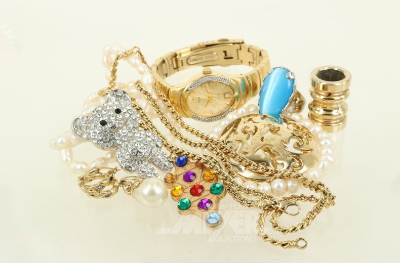 Konvolut Mode- u. Silberschmuck