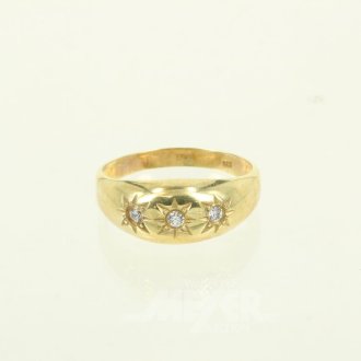 Ring mit kl. Diamantimitationen