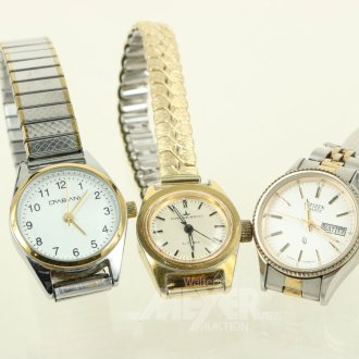 3 Armbanduhren
