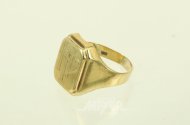 Herrenring mit Monogramm "HP"