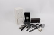 8 Teile 'Everyday Carry': 8 Herrenarmbanduhren u. 2 Kleinutensilien
