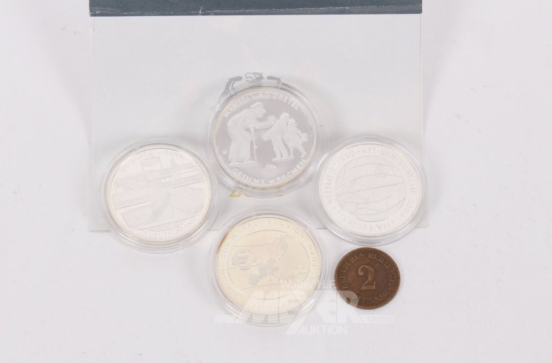 4 BRD Euro-Sonderprägungen