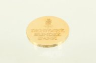 Goldmedaille zum Dienstjubiläums der Deutschen Bundesbank für 25 Jahre