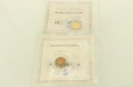 2 Sonderprägungen in 585er Gold aus dem Abonnement