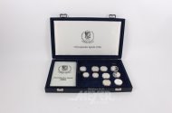 Sammlung Silbermünzen zu den Olympischen Spielen 1988
