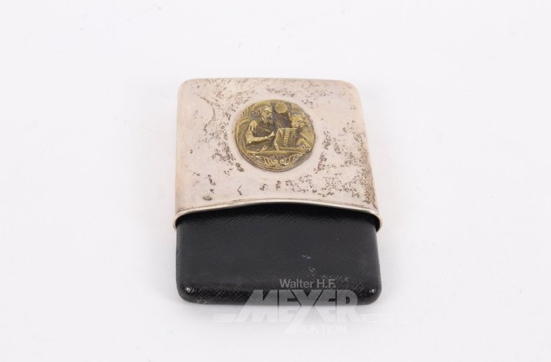 Kl. Etui mit Ledereinlage