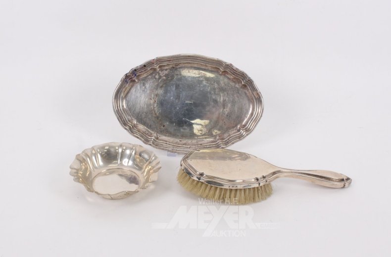 3 Teile Silber