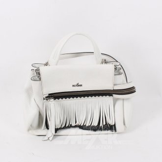 Crossbody-Ledertasche mit Fransen