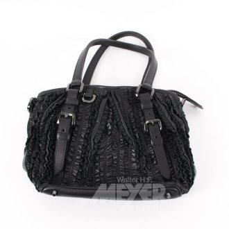 Handtasche, schwarz