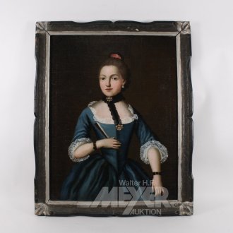 Gemälde "Dame mit Fächer"