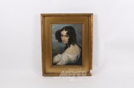 Gemälde "romantisches Damenportrait", 19. Jh.