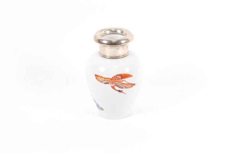 Vase mit 800er Silbermontierung