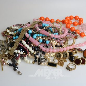 Konvolut Modeschmuck:
