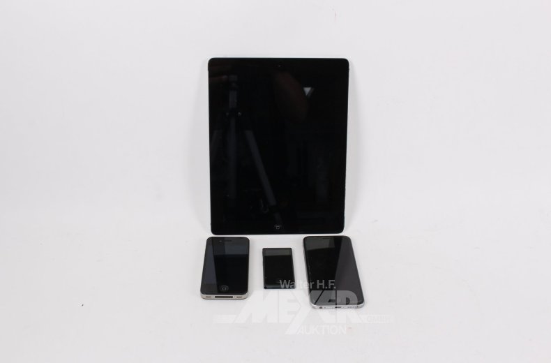 5 versch. Apple-Geräte: