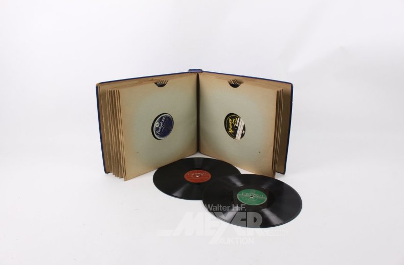 Album mit Schallplatten