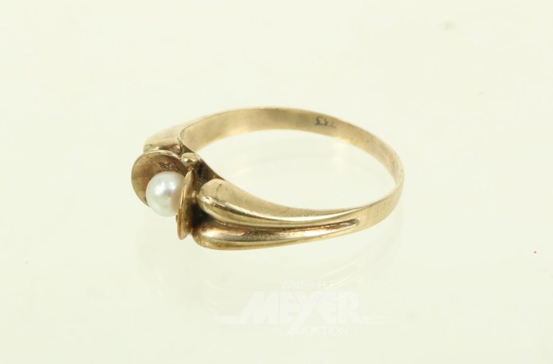 Ring mit 1 Perle