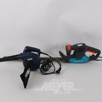 2 Elektr. Gartengeräte
