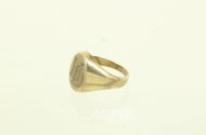 Herrenring mit Monogramm "HD"