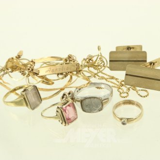Konvolut Bruchgold