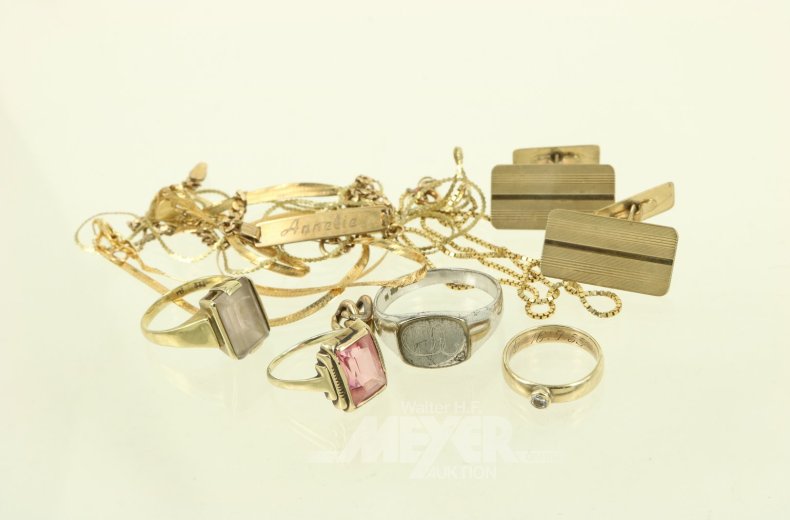 Konvolut Bruchgold