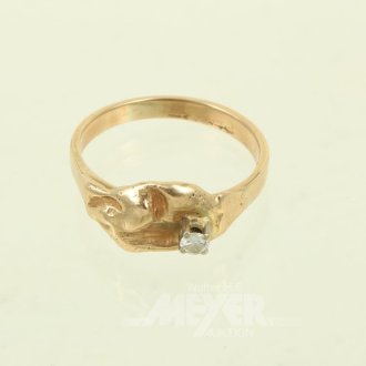 Ring mit 1 kl. Brillant