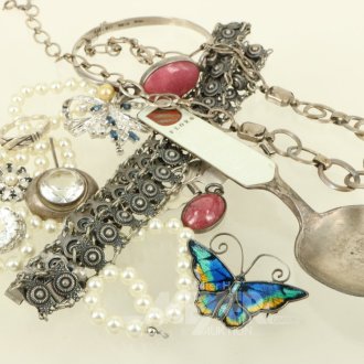 Konvolut Silberschmuck
