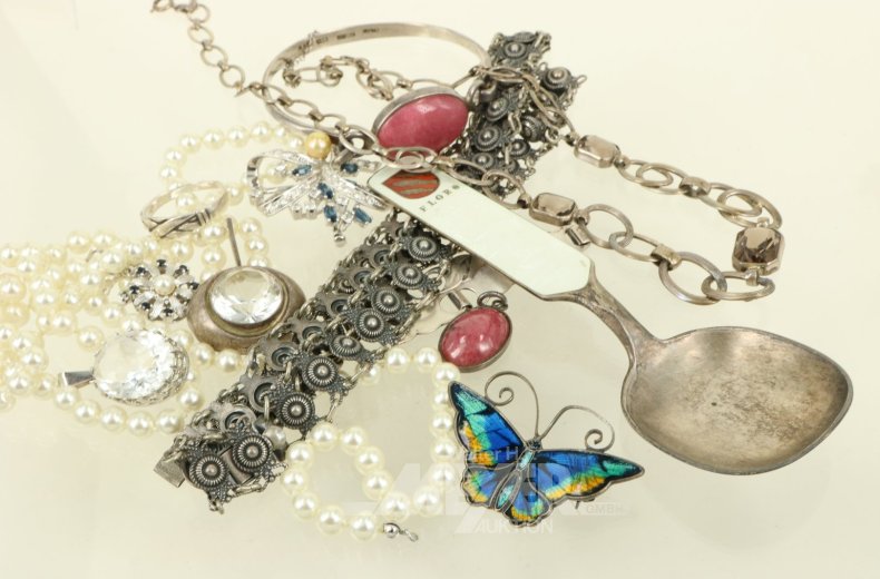 Konvolut Silberschmuck